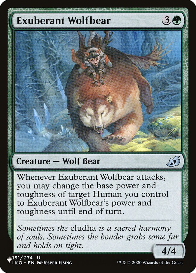 Exuberant Wolfbear [The List] - Magic: The Gathering - Card Brawlers | Quebec | Canada |