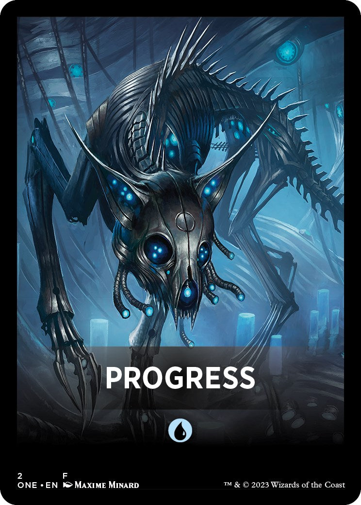 Progress Theme Card [Phyrexia: All Will Be One Tokens] - Magic: The Gathering - Card Brawlers | Quebec | Canada |