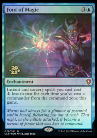 Font of Magic [Commander Legends: Battle for Baldur's Gate Prerelease Promos] - Magic: The Gathering - Card Brawlers | Quebec | Canada |