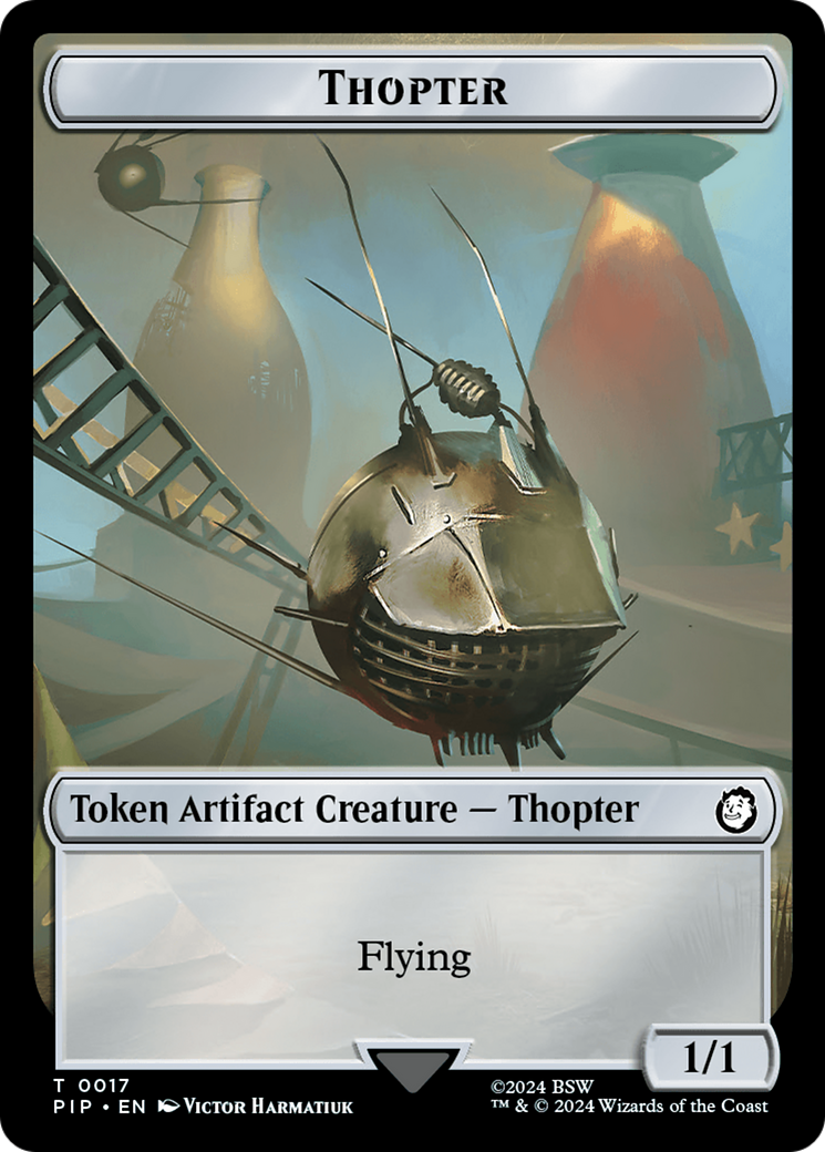 Thopter // Treasure (0018) Double-Sided Token [Fallout Tokens] - Magic: The Gathering - Card Brawlers | Quebec | Canada |