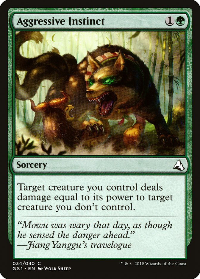 Aggressive Instinct [Global Series Jiang Yanggu & Mu Yanling] - Magic: The Gathering - Card Brawlers | Quebec | Canada |