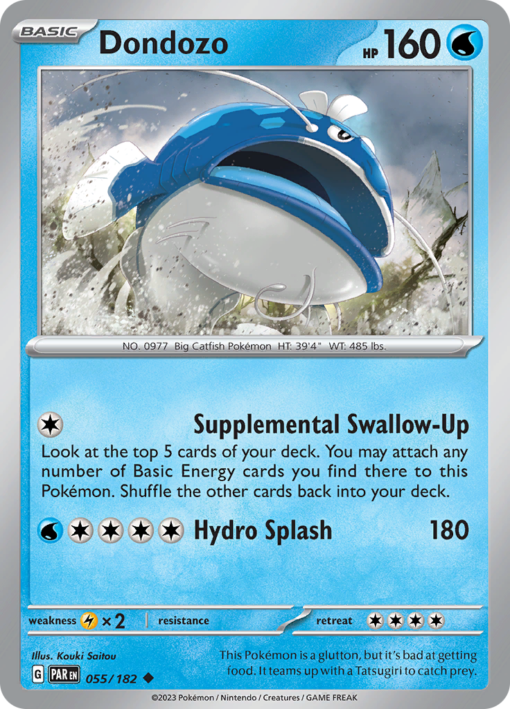 Dondozo (055/182) [Scarlet & Violet: Paradox Rift] - Pokémon - Card Brawlers | Quebec | Canada |