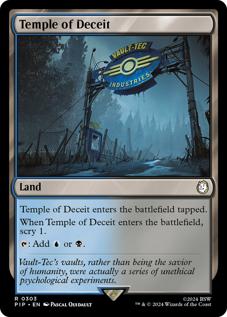 Temple of Deceit [Fallout] - Magic: The Gathering - Card Brawlers | Quebec | Canada |