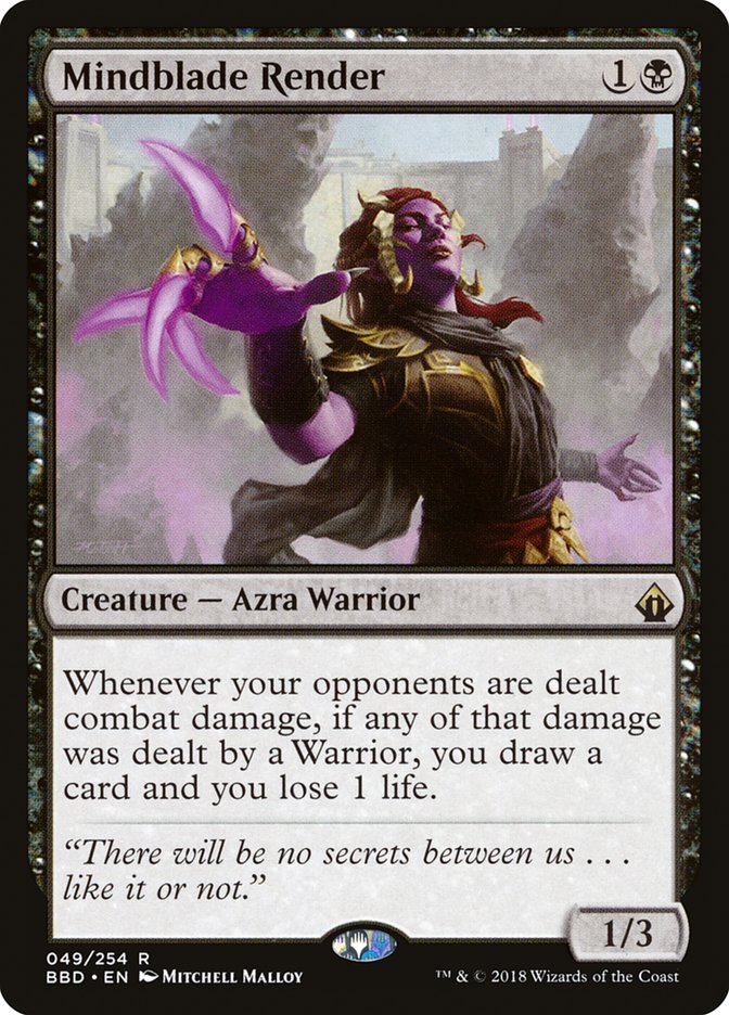 Mindblade Render [Battlebond] - Magic: The Gathering - Card Brawlers | Quebec | Canada |