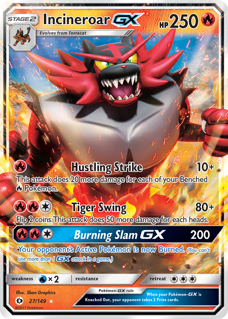 Incineroar GX (27/149) (Jumbo Card) [Sun & Moon: Base Set] - Pokémon - Card Brawlers | Quebec | Canada |