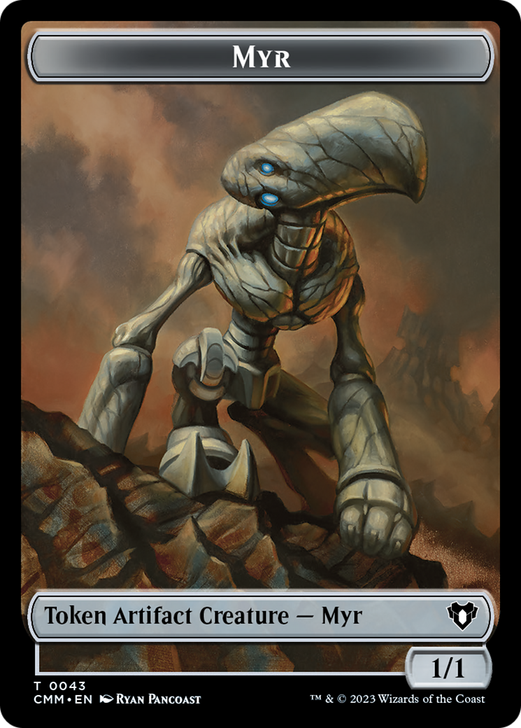 Eldrazi // Myr Double-Sided Token [Commander Masters Tokens] - Magic: The Gathering - Card Brawlers | Quebec | Canada |