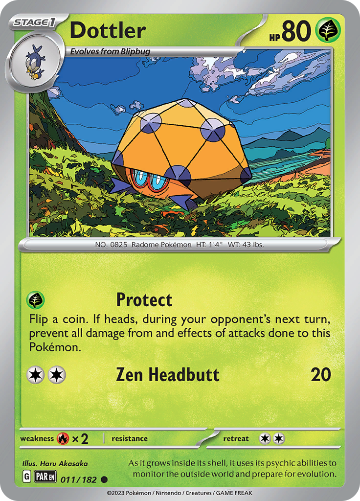 Dottler (011/182) [Scarlet & Violet: Paradox Rift] - Pokémon - Card Brawlers | Quebec | Canada |