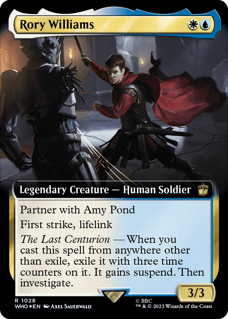 Rory Williams (Extended Art) (Surge Foil) [Doctor Who] - Magic: The Gathering - Card Brawlers | Quebec | Canada |