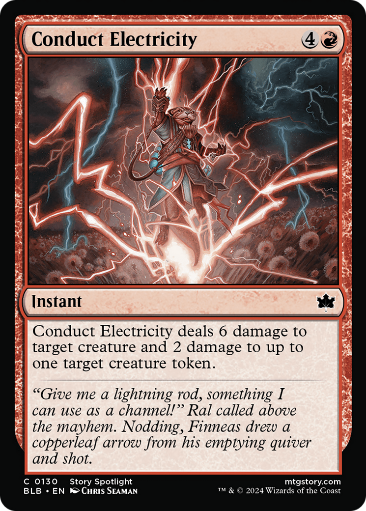 Conduct Electricity [Bloomburrow] - Magic: The Gathering - Card Brawlers | Quebec | Canada |