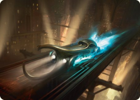 Run Out of Town Art Card [Streets of New Capenna Art Series] - Magic: The Gathering - Card Brawlers | Quebec | Canada |