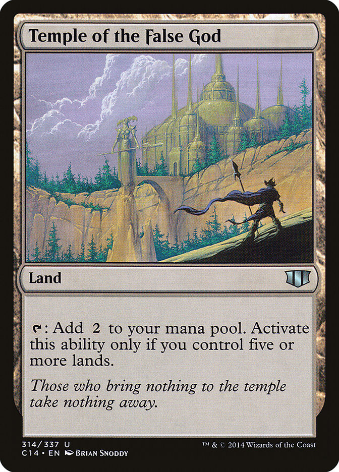 Temple of the False God [Commander 2014] - Magic: The Gathering - Card Brawlers | Quebec | Canada |