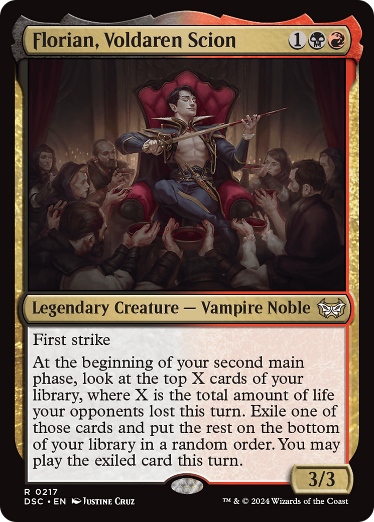 Florian, Voldaren Scion [Duskmourn: House of Horror Commander] - Magic: The Gathering - Card Brawlers | Quebec | Canada |