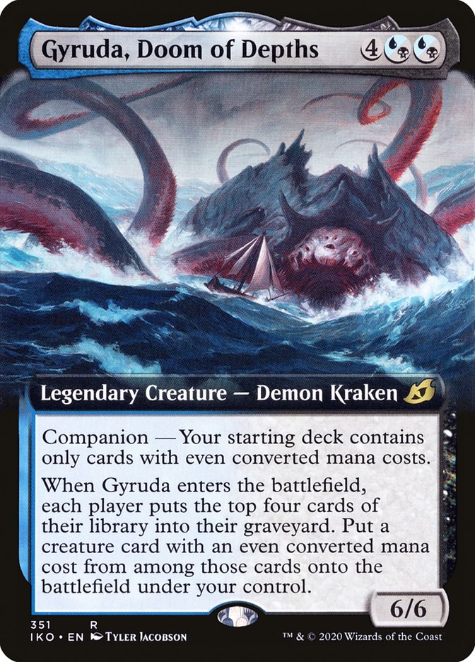 Gyruda, Doom of Depths (Extended Art) [Ikoria: Lair of Behemoths] - Magic: The Gathering - Card Brawlers | Quebec | Canada |
