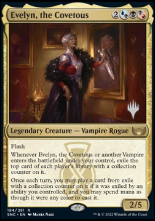 Evelyn, the Covetous (Promo Pack) [Streets of New Capenna Promos] - Magic: The Gathering - Card Brawlers | Quebec | Canada |