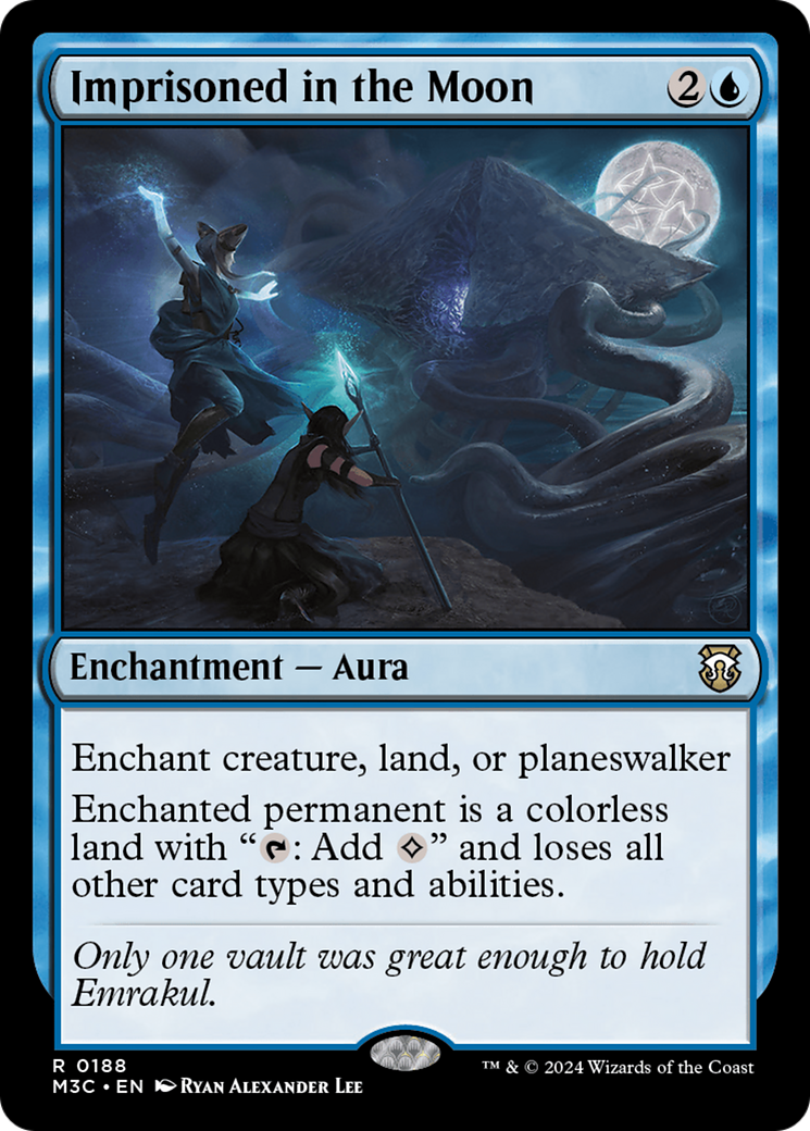 Imprisoned in the Moon (Ripple Foil) [Modern Horizons 3 Commander] - Magic: The Gathering - Card Brawlers | Quebec | Canada |