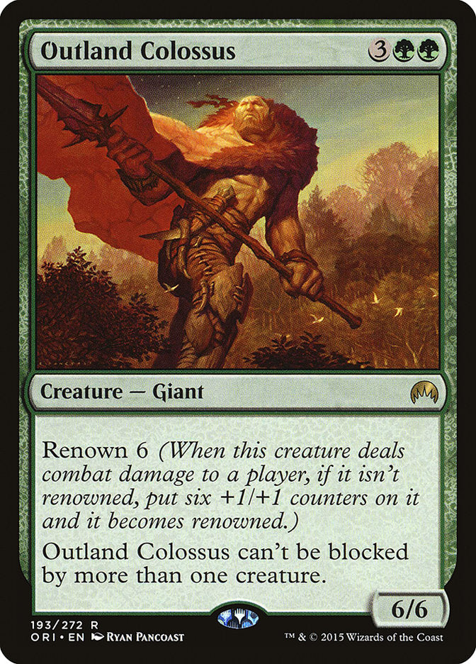 Outland Colossus [Magic Origins] - Magic: The Gathering - Card Brawlers | Quebec | Canada |