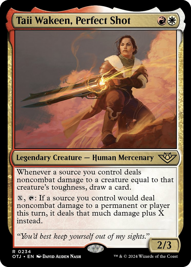 Taii Wakeen, Perfect Shot [Outlaws of Thunder Junction] - Magic: The Gathering - Card Brawlers | Quebec | Canada |