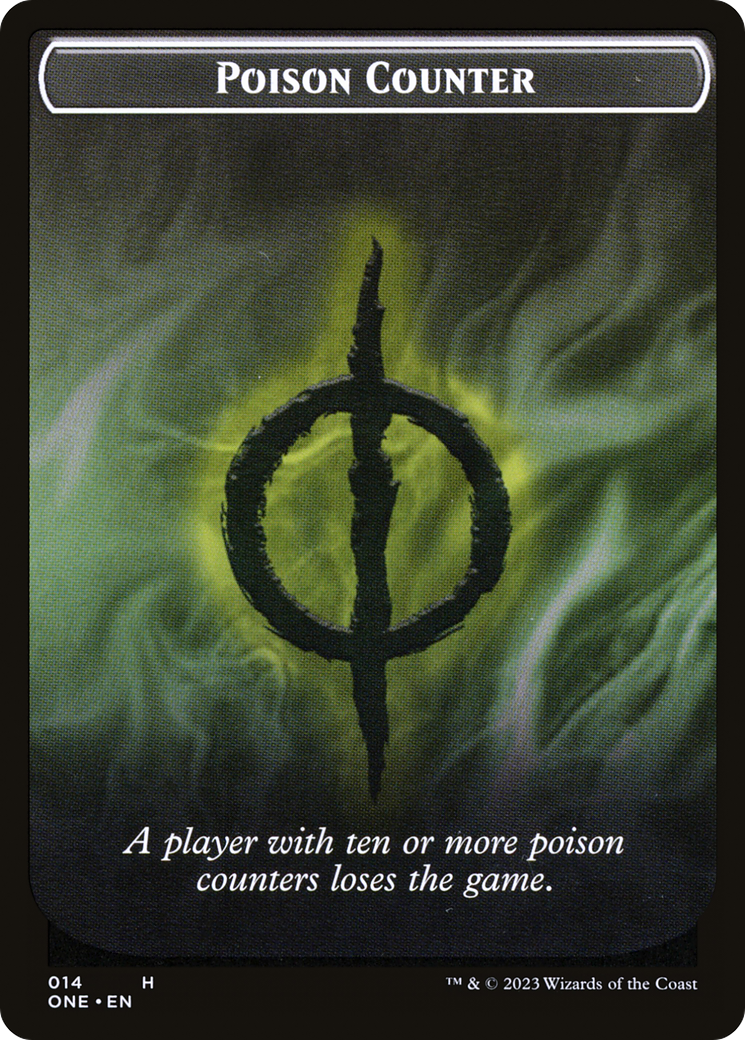 Poison Counter Token [Phyrexia: All Will Be One Tokens] - Magic: The Gathering - Card Brawlers | Quebec | Canada |