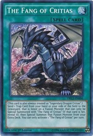 The Fang of Critias [DRL2-EN006] Secret Rare - Yu-Gi-Oh! - Card Brawlers | Quebec | Canada |