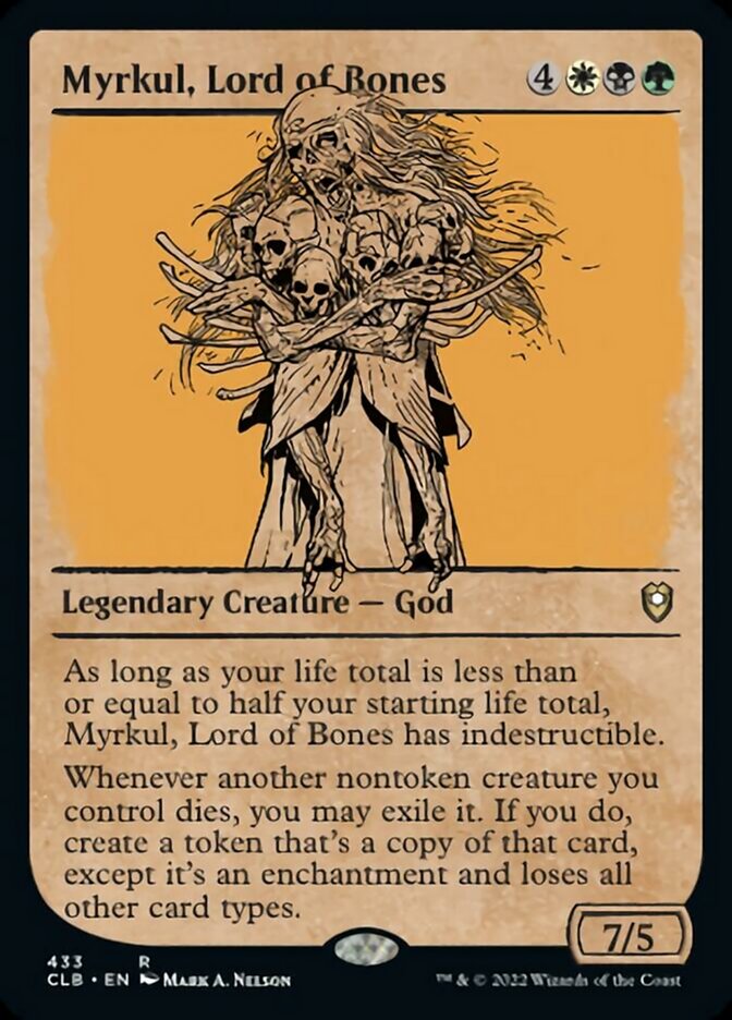 Myrkul, Lord of Bones (Showcase) [Commander Legends: Battle for Baldur's Gate] - Magic: The Gathering - Card Brawlers | Quebec | Canada |