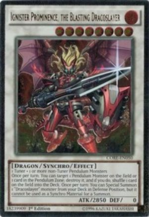 Ignister Prominence, the Blasting Dracoslayer [CORE-EN050] Ultimate Rare - Yu-Gi-Oh! - Card Brawlers | Quebec | Canada |