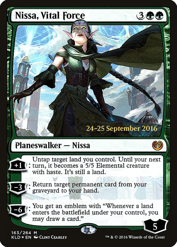 Nissa, Vital Force [Kaladesh Prerelease Promos] - Magic: The Gathering - Card Brawlers | Quebec | Canada |