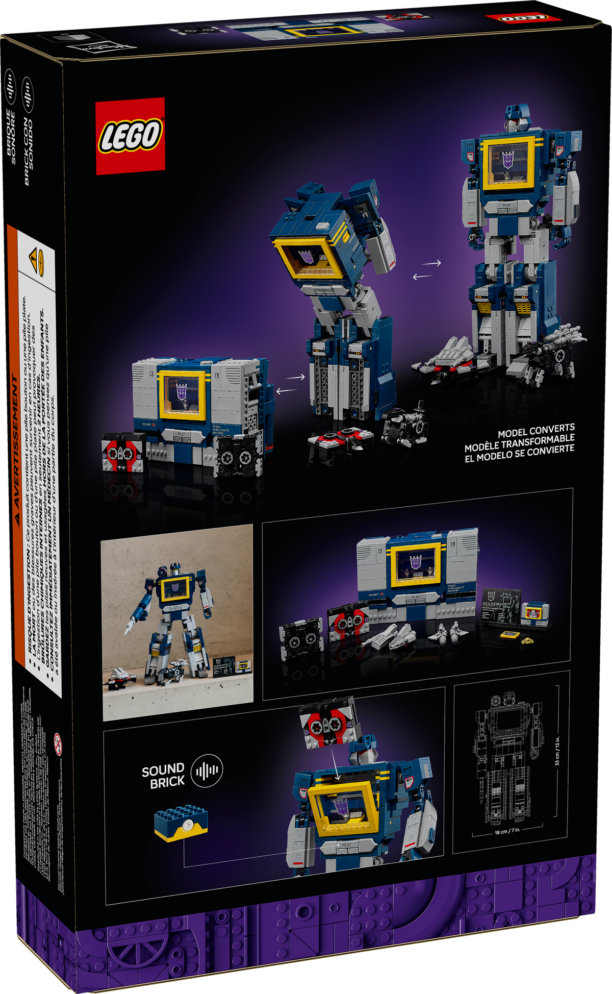 LEGO® - Icons - Transformers: Soundwave - Building Kit - 10358 - Lego - Card Brawlers | Quebec | Canada |