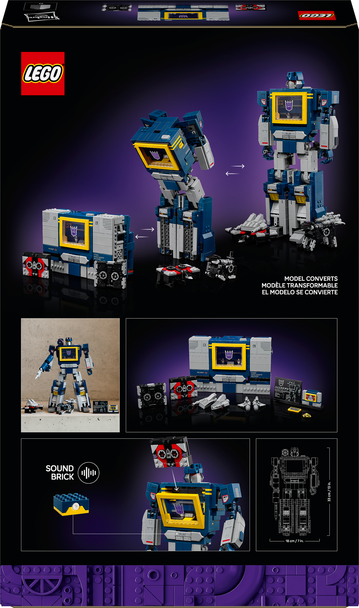 LEGO® - Icons - Transformers: Soundwave - Building Kit - 10358 - Lego - Card Brawlers | Quebec | Canada |