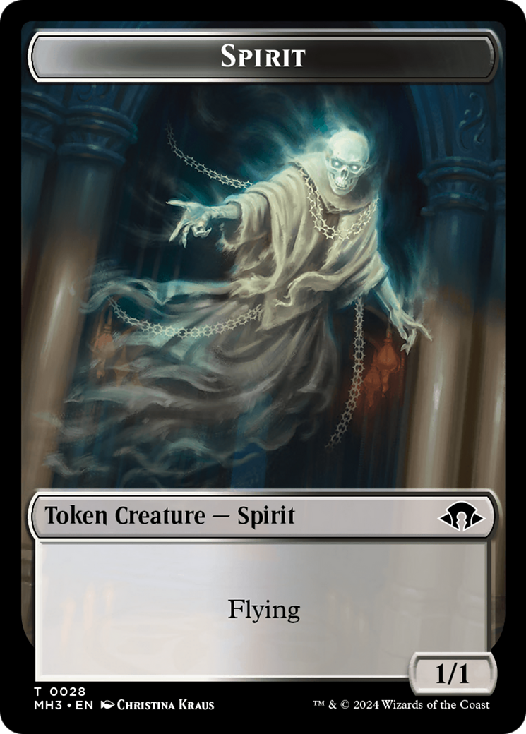 Eldrazi Spawn // Spirit (0028) Double-Sided Token [Modern Horizons 3 Tokens] - Magic: The Gathering - Card Brawlers | Quebec | Canada |