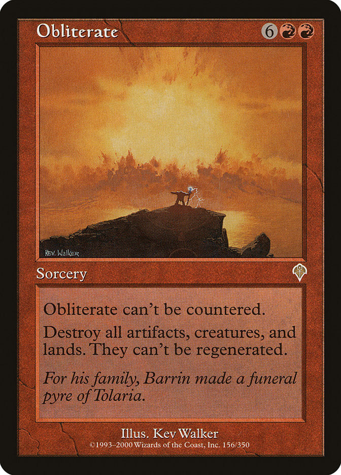 Obliterate [Invasion] - Magic: The Gathering - Card Brawlers | Quebec | Canada |