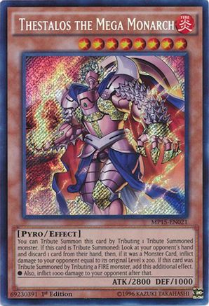 Thestalos the Mega Monarch [MP15-EN021] Secret Rare - Yu-Gi-Oh! - Card Brawlers | Quebec | Canada |