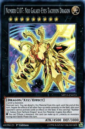 Number C107: Neo Galaxy-Eyes Tachyon Dragon [MP15-EN023] Super Rare - Yu-Gi-Oh! - Card Brawlers | Quebec | Canada |