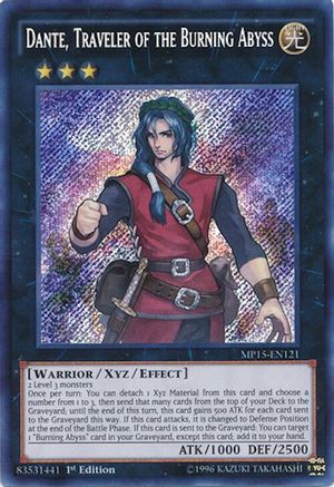 Dante, Traveler of the Burning Abyss [MP15-EN121] Secret Rare - Yu-Gi-Oh! - Card Brawlers | Quebec | Canada |