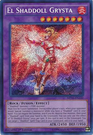 El Shaddoll Grysta [MP15-EN160] Secret Rare - Yu-Gi-Oh! - Card Brawlers | Quebec | Canada |
