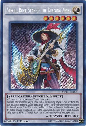 Virgil, Rock Star of the Burning Abyss [MP15-EN187] Secret Rare - Yu-Gi-Oh! - Card Brawlers | Quebec | Canada |