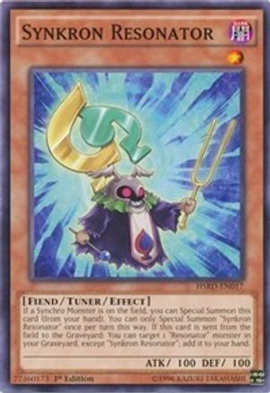 Synkron Resonator [HSRD-EN017] Common - Yu-Gi-Oh! - Card Brawlers | Quebec | Canada |