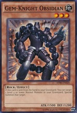 Gem-Knight Obsidian [AP08-EN020] Common - Yu-Gi-Oh! - Card Brawlers | Quebec | Canada |