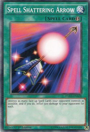 Spell Shattering Arrow [YGLD-ENA28] Common - Yu-Gi-Oh! - Card Brawlers | Quebec | Canada |