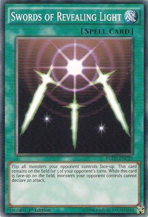 Swords of Revealing Light [YGLD-ENC25] Common - Yu-Gi-Oh! - Card Brawlers | Quebec | Canada |