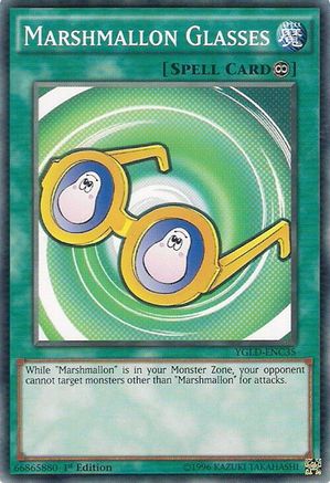 Marshmallon Glasses [YGLD-ENC35] Common - Yu-Gi-Oh! - Card Brawlers | Quebec | Canada |