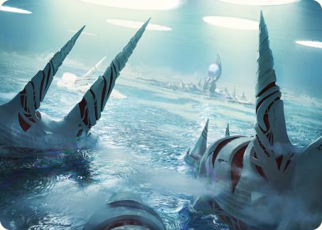 Seachrome Coast Art Card [Phyrexia: All Will Be One Art Series] - Magic: The Gathering - Card Brawlers | Quebec | Canada |
