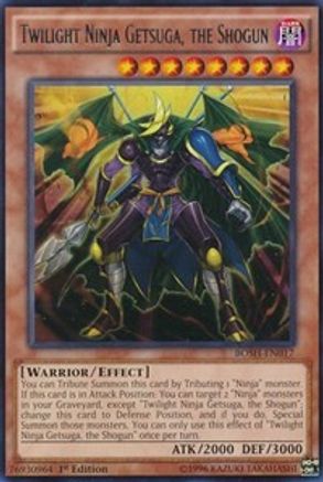 Twilight Ninja Getsuga, the Shogun [BOSH-EN017] Rare - Yu-Gi-Oh! - Card Brawlers | Quebec | Canada |