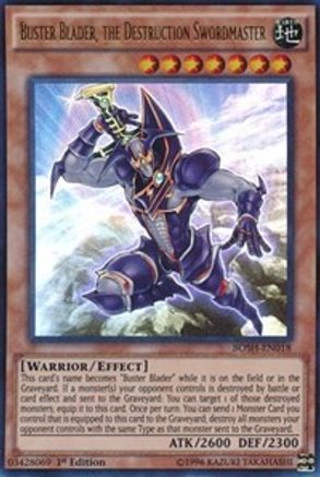 Buster Blader, the Destruction Swordmaster [BOSH-EN018] Ultra Rare - Yu-Gi-Oh! - Card Brawlers | Quebec | Canada |