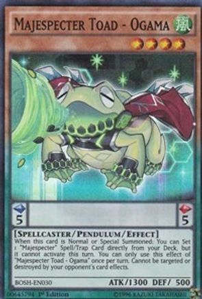 Majespecter Toad - Ogama [BOSH-EN030] Super Rare - Yu-Gi-Oh! - Card Brawlers | Quebec | Canada |