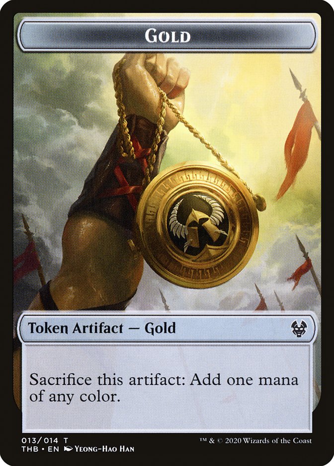 Gold Token [Theros Beyond Death Tokens] - Magic: The Gathering - Card Brawlers | Quebec | Canada |