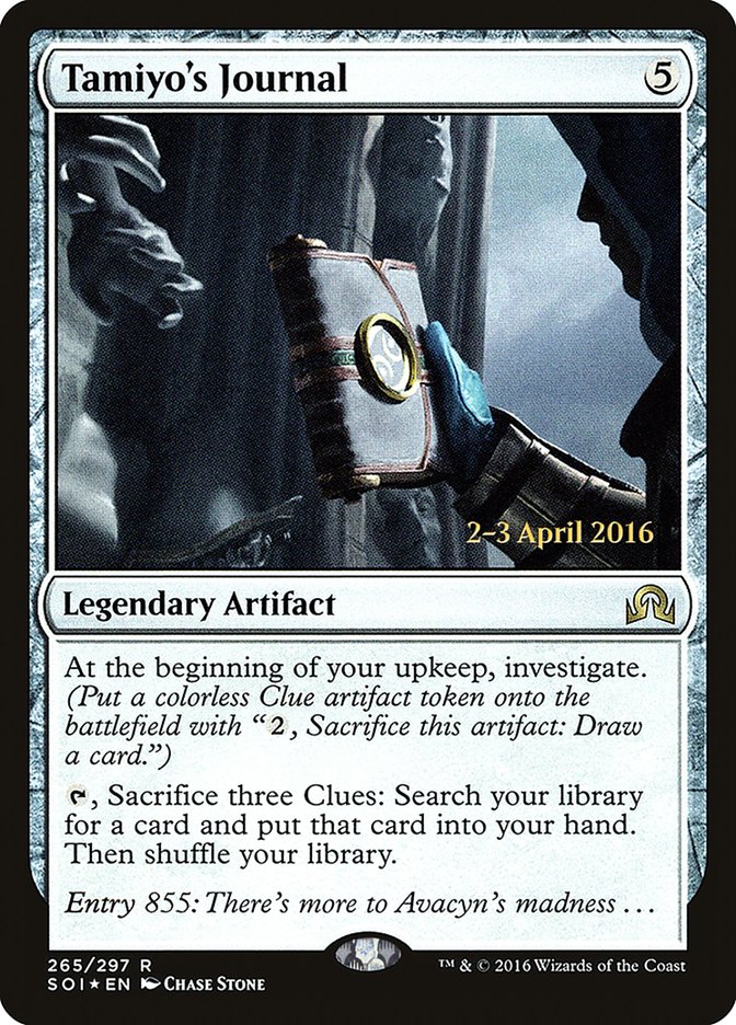 Tamiyo's Journal (Entry 855) [Shadows over Innistrad Prerelease Promos] - Magic: The Gathering - Card Brawlers | Quebec | Canada |