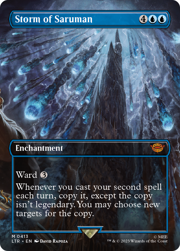 Storm of Saruman (Borderless Alternate Art) [The Lord of the Rings: Tales of Middle-Earth] - Magic: The Gathering - Card Brawlers | Quebec | Canada |