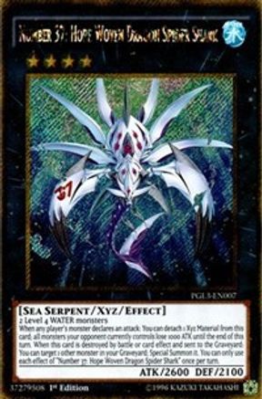 Number 37: Hope Woven Dragon Spider Shark [PGL3-EN007] Gold Secret Rare - Yu-Gi-Oh! - Card Brawlers | Quebec | Canada |