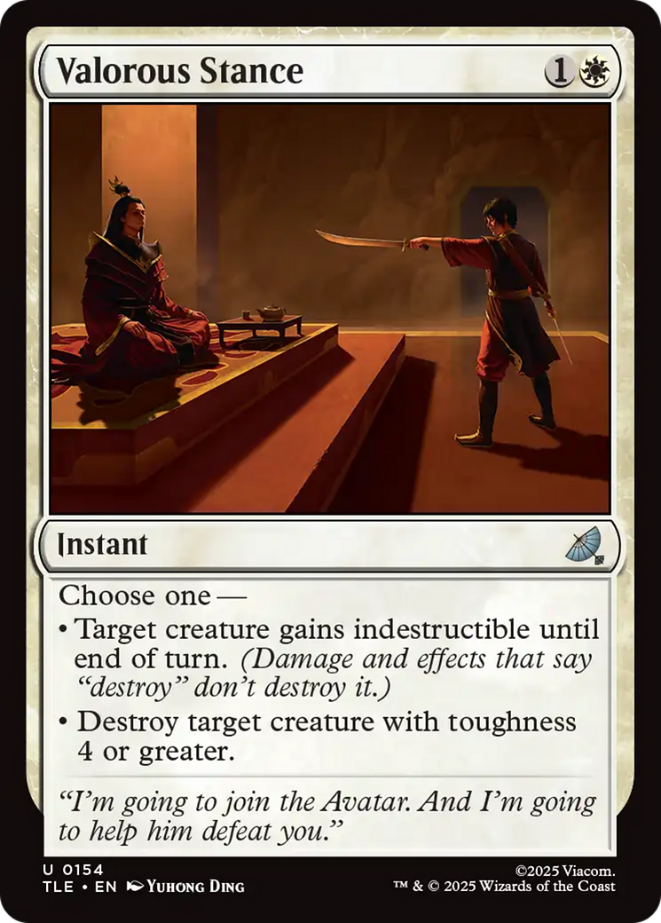 Valorous Stance [Avatar: The Last Airbender: Eternal-Legal] - Magic: The Gathering - Card Brawlers | Quebec | Canada |