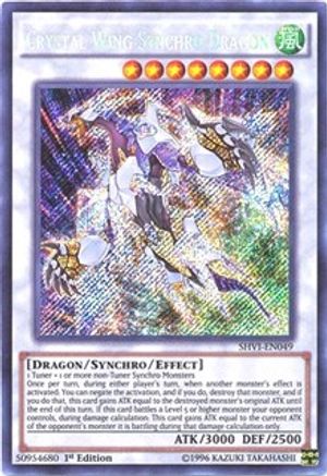 Crystal Wing Synchro Dragon [SHVI-EN049] Secret Rare - Yu-Gi-Oh! - Card Brawlers | Quebec | Canada |